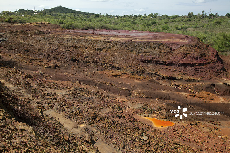 肯尼亚的废弃矿井图片素材
