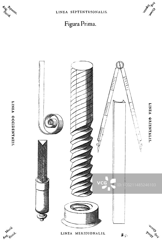 16世纪的各种工具图片素材