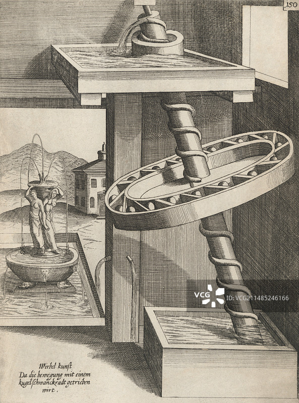 17世纪的水泵图片素材