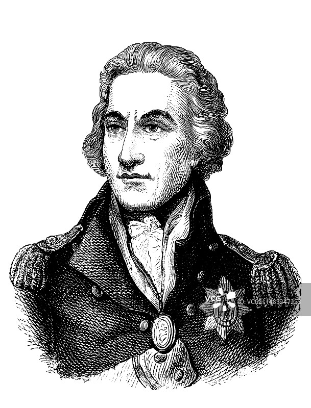 英国海军将领霍雷肖·纳尔逊图片素材