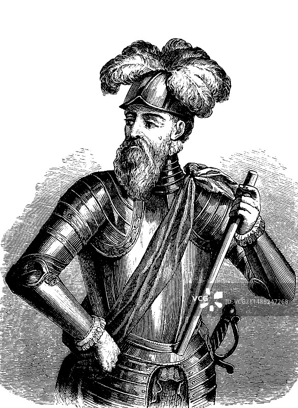 弗朗西斯科·皮萨罗，西班牙探险家图片素材