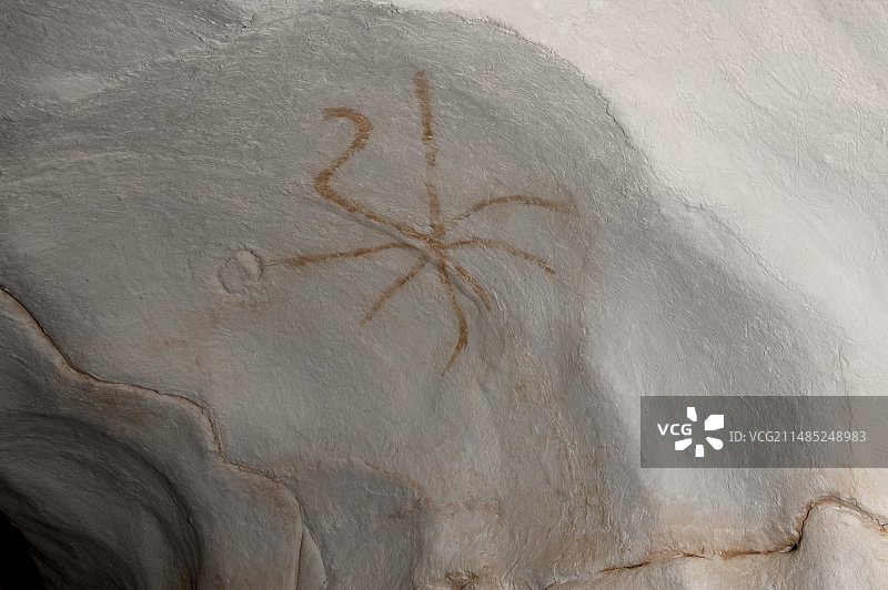 史前洞穴壁画图片素材