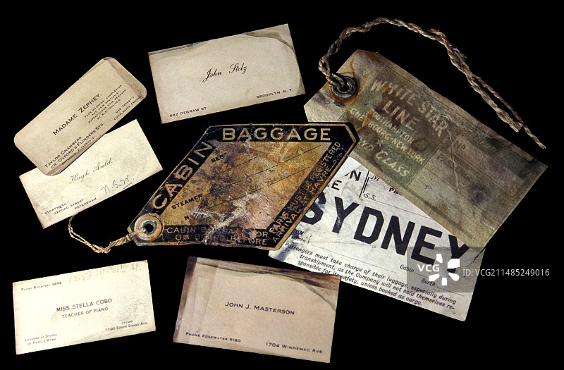 泰坦尼克号修复的文件图片素材