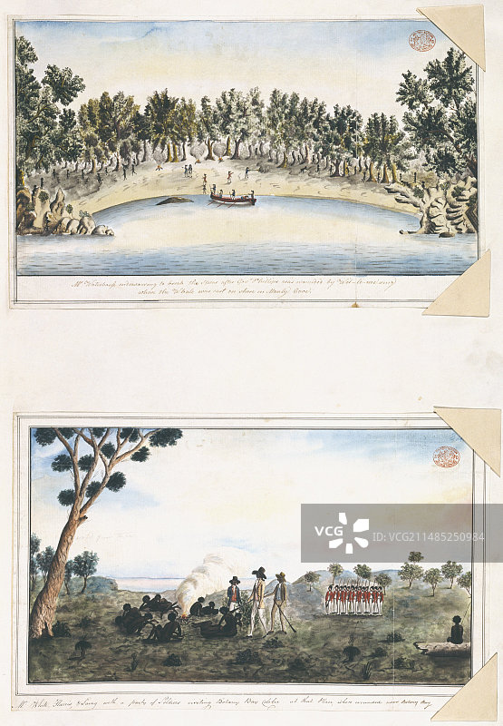 1790年澳大利亚殖民图片素材