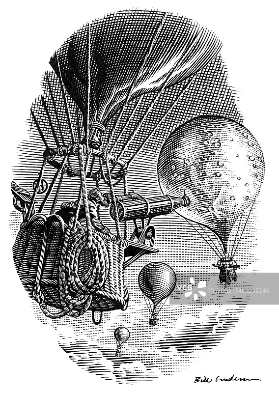 月球观测概念艺术作品图片素材