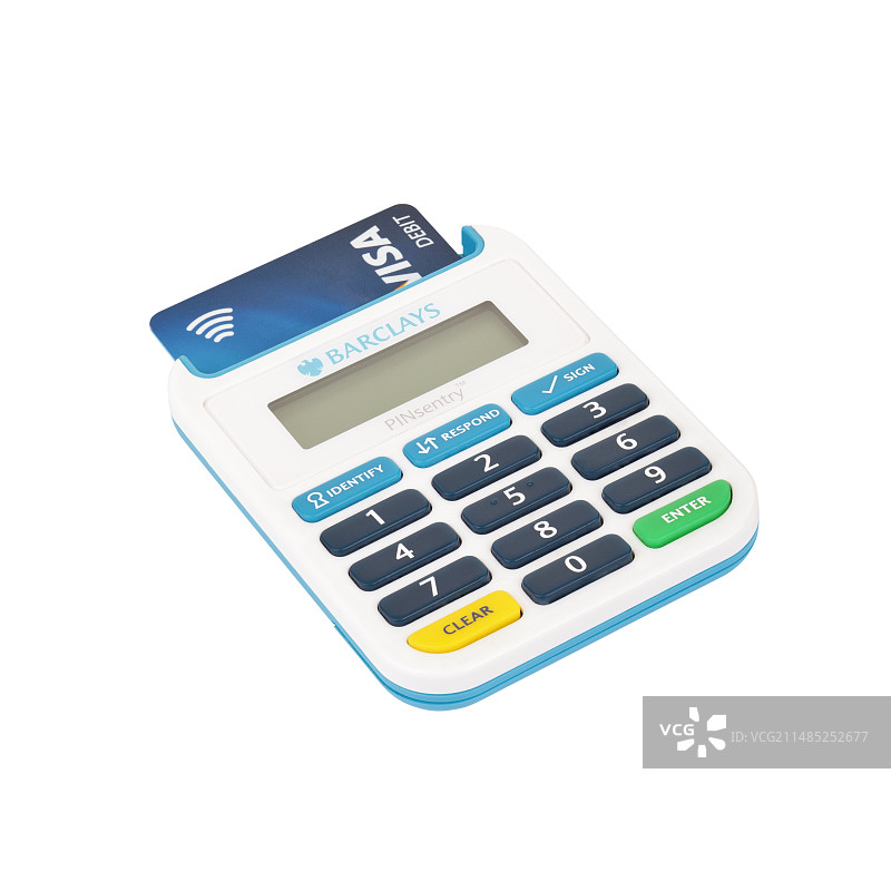 芯片和密码卡读取器图片素材