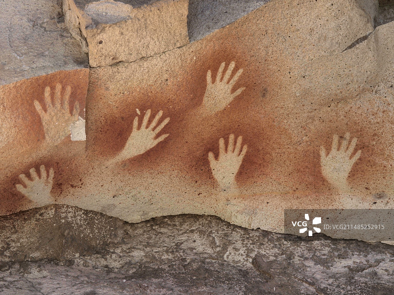 阿根廷手洞图片素材