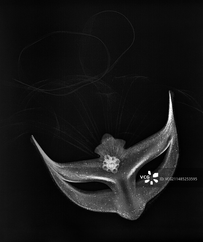 戏剧面具X光片图片素材