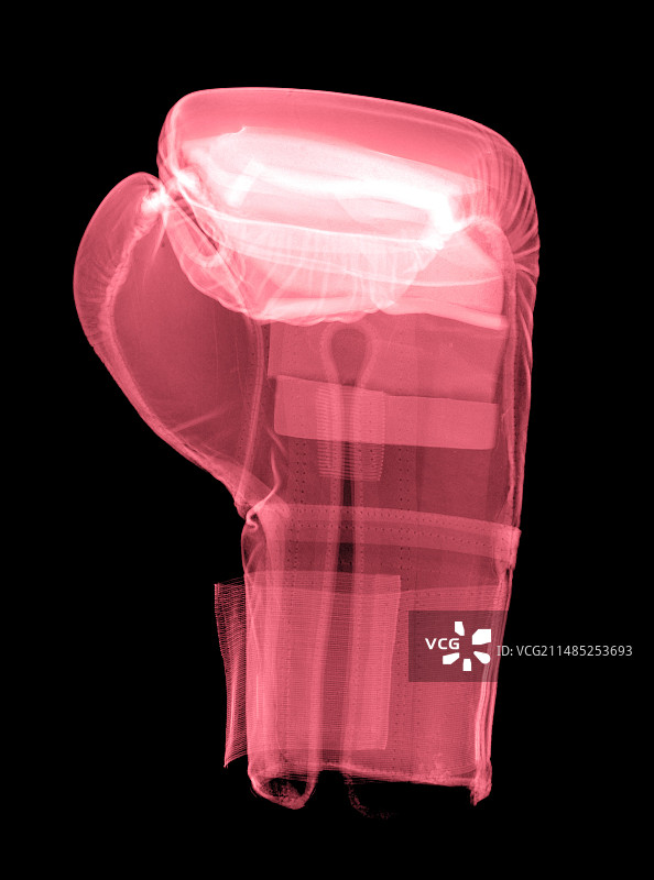 拳击手套X光片图片素材