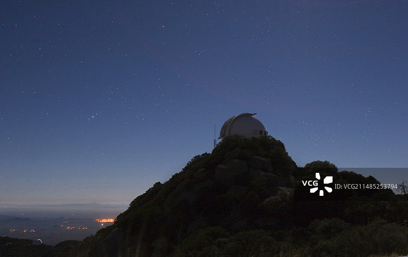 基特峰国家天文台圆顶图片素材