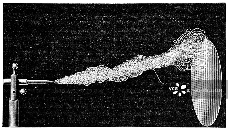 20世纪初的人造闪电图片素材