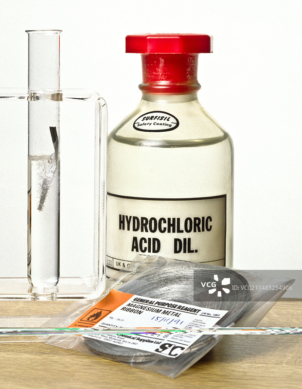 金属酸反应图片素材