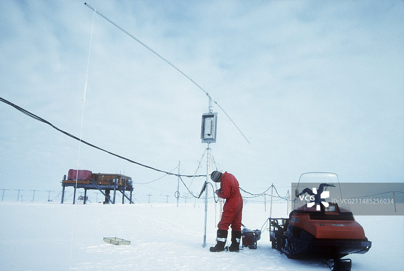 南极研究站图片素材