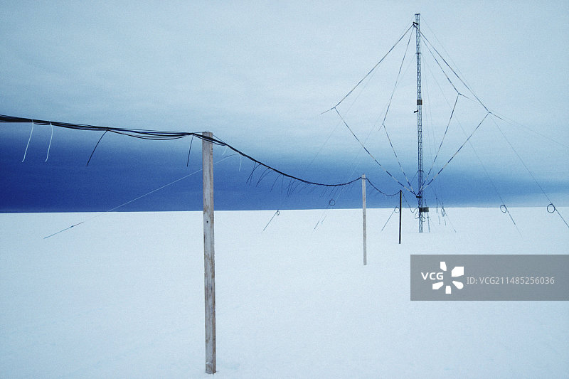 南极研究站图片素材