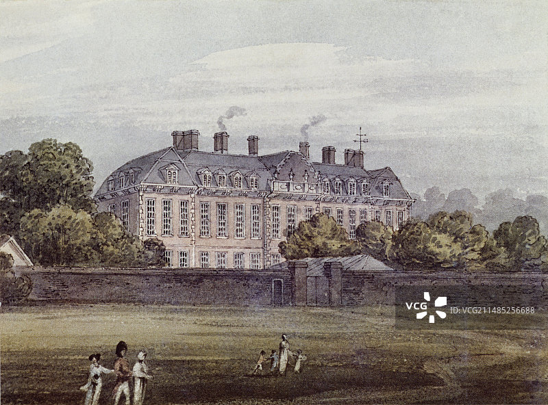 伦敦蒙塔古大厦艺术作品图片素材