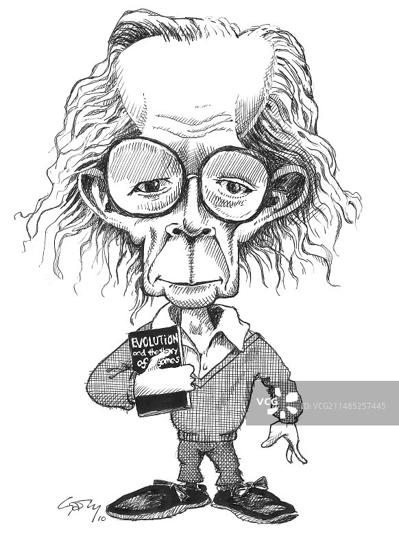 约翰·梅纳德·史密斯人物漫画图片素材