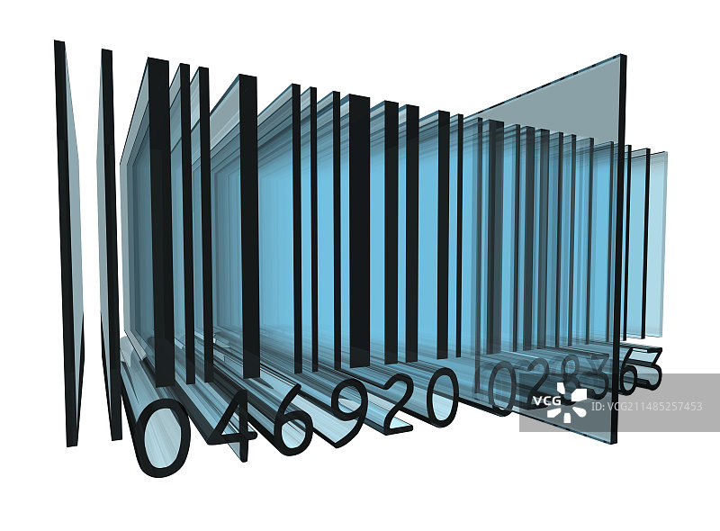 条形码艺术作品图片素材