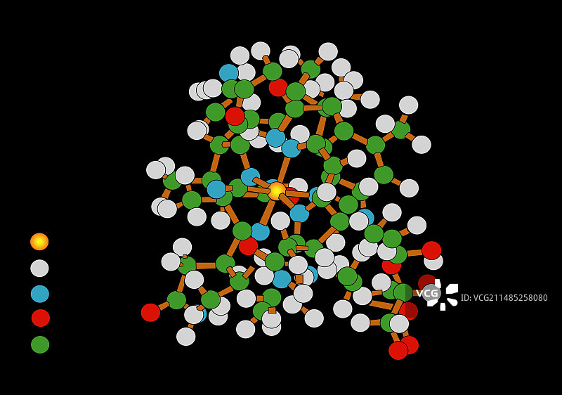 维生素B12分子图片素材