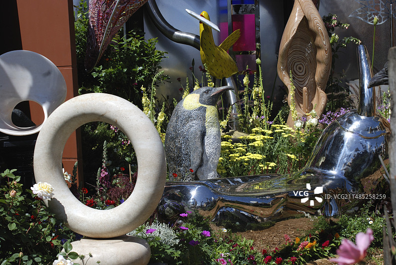 切尔西花展雕塑公园图片素材