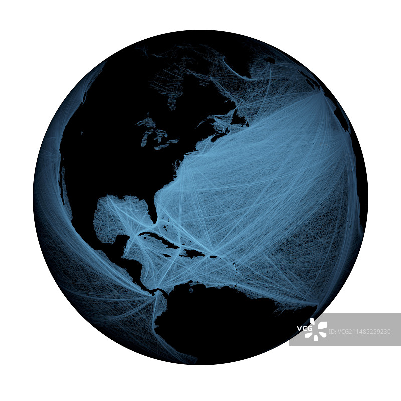航运路线图片素材