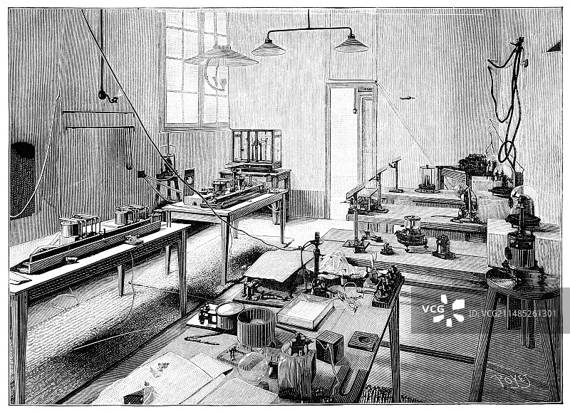 19世纪电气认证图片素材