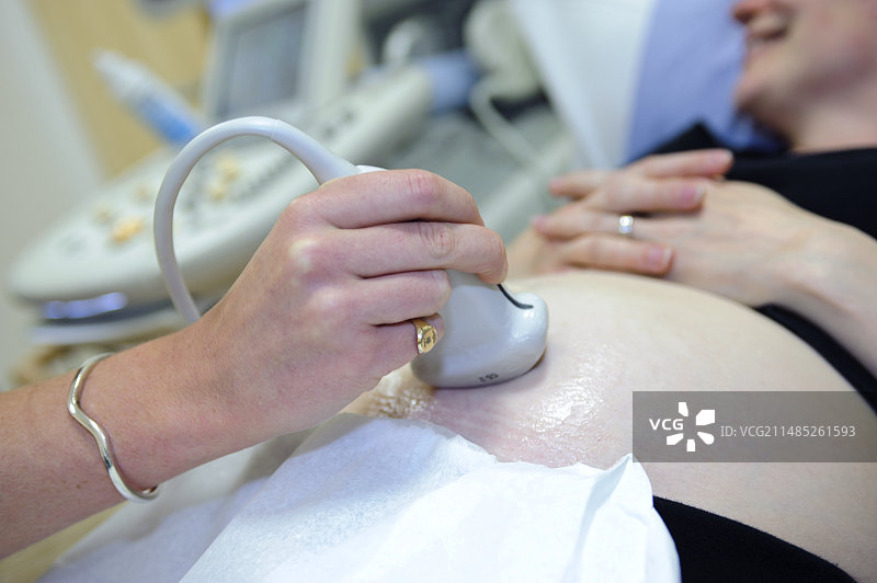 孕期超声波扫描图片素材