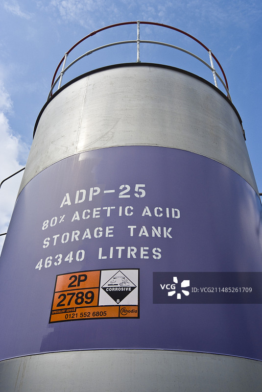 乙酸储罐图片素材