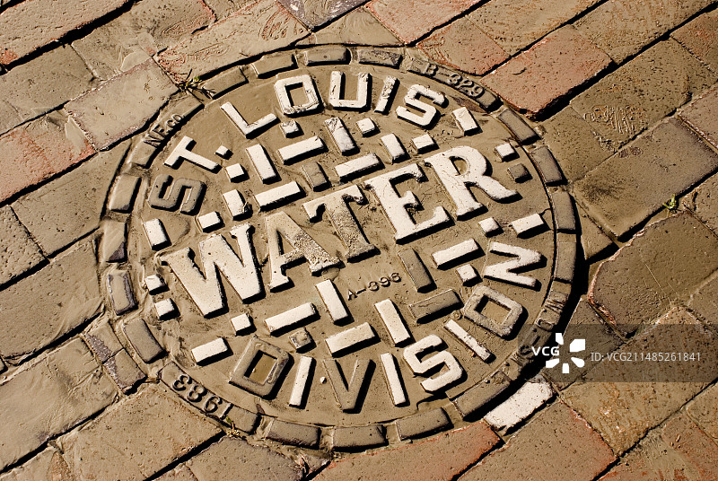 圣路易斯的井盖图片素材