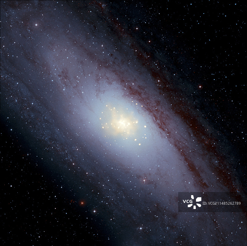 仙女座星系合成图图片素材