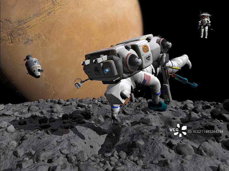 火星任务，艺术作品图片素材