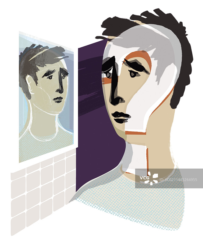 身份概念艺术作品图片素材