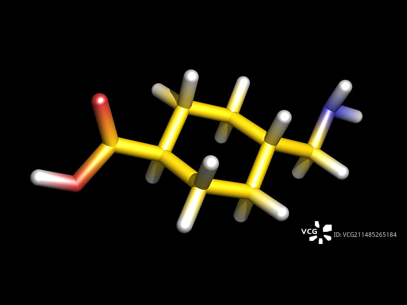 氨甲环酸分子图片素材