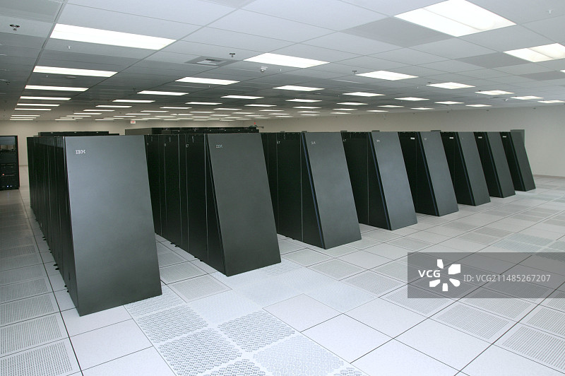 蓝色基因超级计算机图片素材