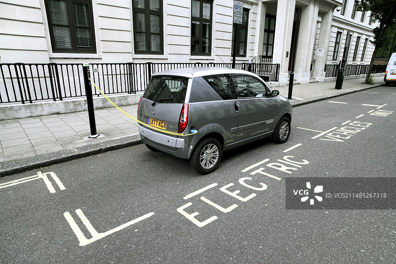 电动汽车充电图片素材
