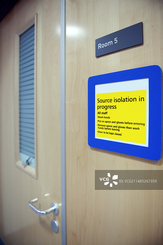 感染控制警告标志图片素材