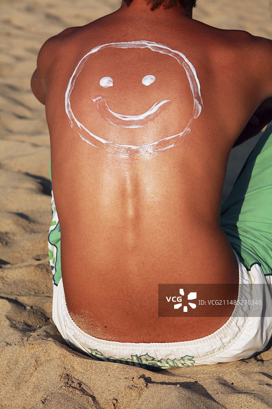 防晒概念图图片素材