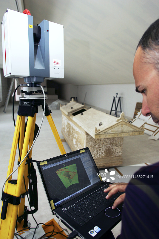 古希腊石棺图片素材