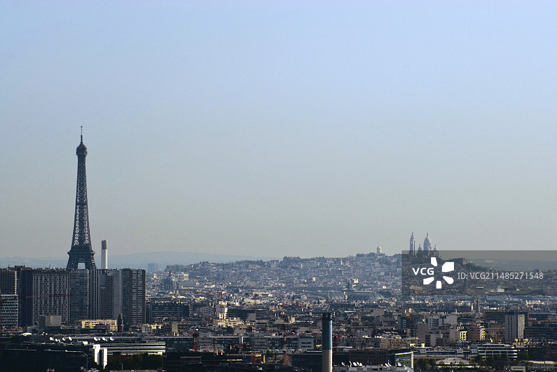 法国巴黎的污染图片素材