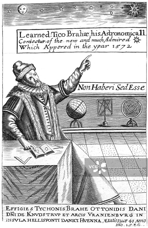 第谷·布拉赫，丹麦天文学家图片素材