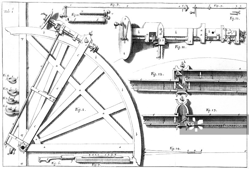 17世纪壁画象限图片素材