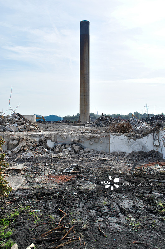 化工厂拆除图片素材