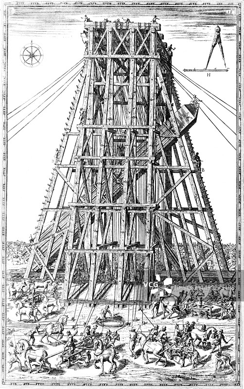 尼禄马戏团方尖碑移动场景图片素材