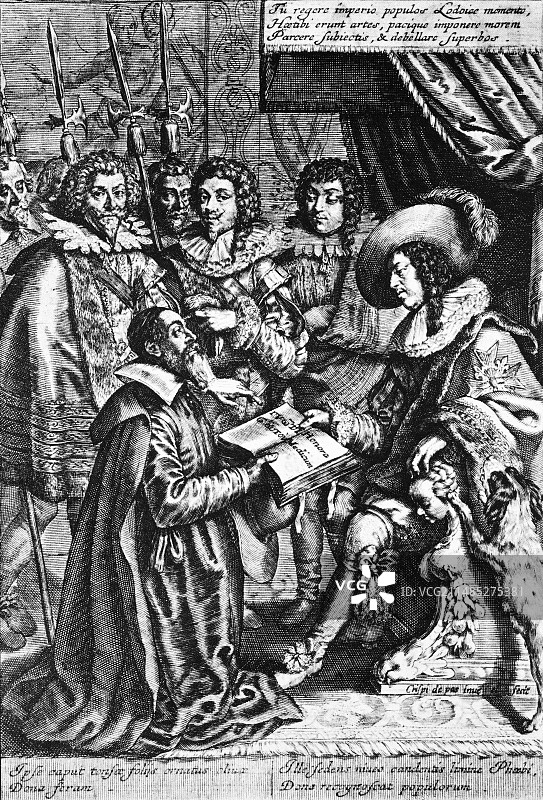 17世纪的解剖学与皇室图片素材