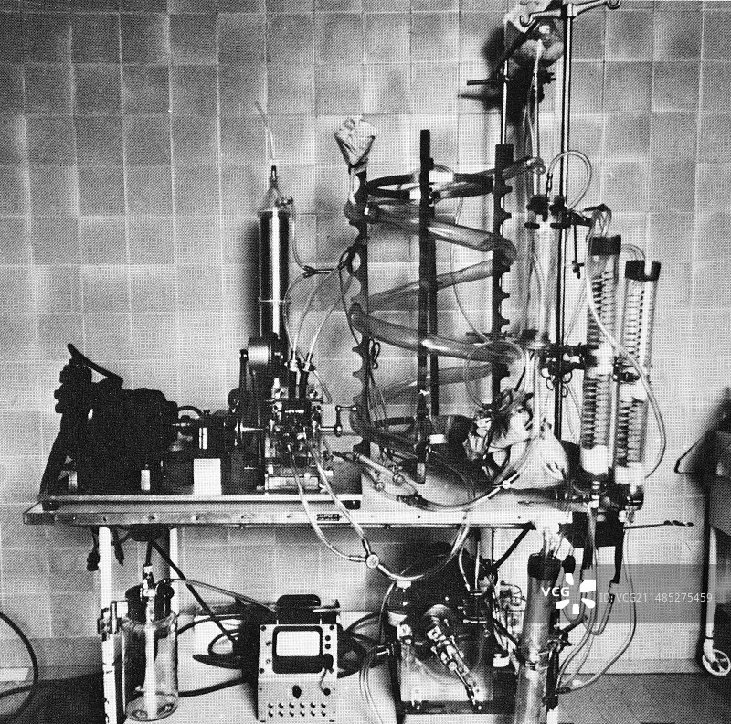 20世纪的心肺机图片素材