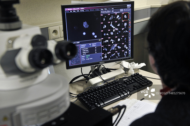 细胞分析程序图片素材