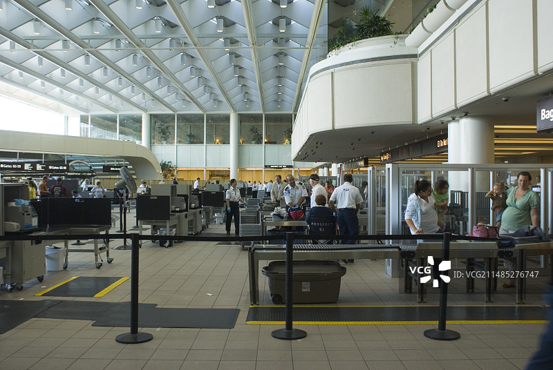 奥兰多机场佛罗里达州的安全区域图片素材