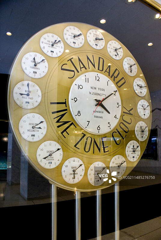 标准时区时钟图片素材