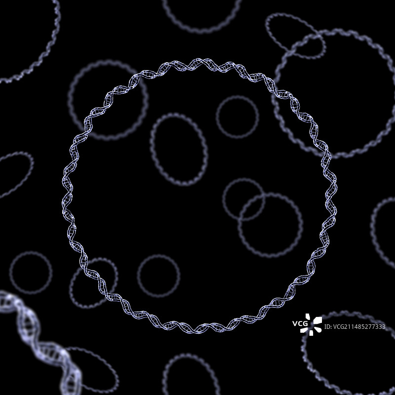 细菌DNA艺术图图片素材