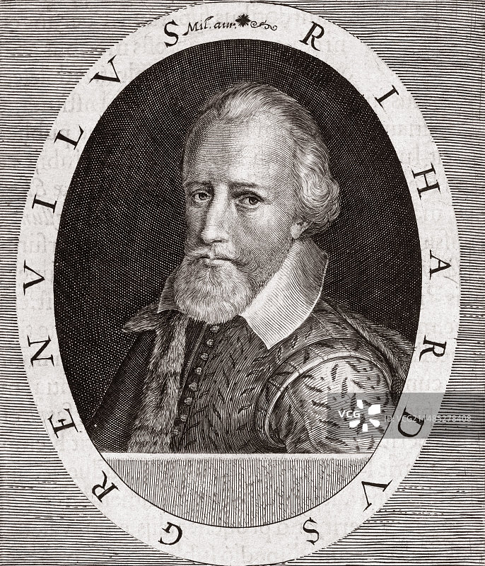 理查德·格伦维尔爵士：英国探险家图片素材