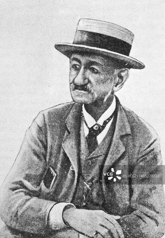 安杰洛·杜比尼，意大利医生，艺术作品图片素材